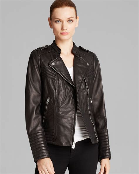 moto jacket michael kors|michael kors leather motorcycle jacket.